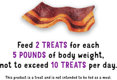 Purina Beggin' Dog Treats, Fun Size With Bacon and Cheese Flavor - (6) 6 oz. Pouches