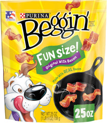 Purina Beggin' Strips With Real Meat Dog Treats, Thick Cut Hickory Smoke Flavor - 40 oz. Pouch