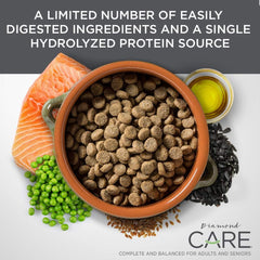 DIAMOND CARE Grain-Free Formulation Adult Dry Dog Food for Sensitive Skin Specially, Itchy Skin or Allergies Made with Hydrolyzed Protein from Salmon