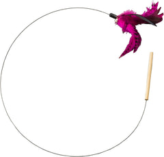 SPOT Ethical Pets Teaser Wand Cat Toy, 44", Assorted, Model Number: 52058