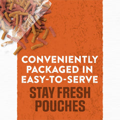 Purina Moist and Meaty Burger With Cheddar Cheese Flavor Dry Soft Dog Food Pouches - (Pack of 4) 12 ct. Pouches