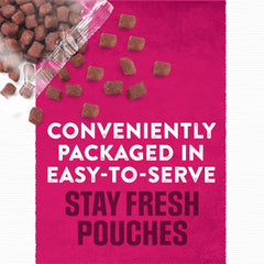 Purina Moist and Meaty Steak Flavor Soft Dog Food Pouches - 72 Ounce