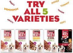 Purina Moist and Meaty Steak Flavor Soft Dog Food Pouches - 72 Ounce