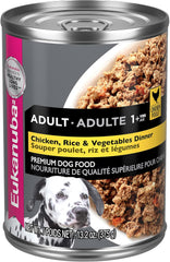 Eukanuba Dog Fod Can Adult Chicken, Rice & Veg 375g High Protein Preomium Pet