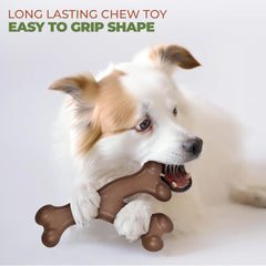 SPOT Bam-Bones Wishbone - Made with Strong Bamboo Fiber, Durable Long Lasting Dog Chew for Light to Moderate Chewers, Great Toy for Adult Dogs & Teething Puppies Under 30lbs