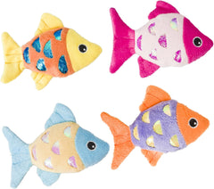 SPOT Ethical Pets 52075 Shimmer Glimmer Fish Catnip Toys