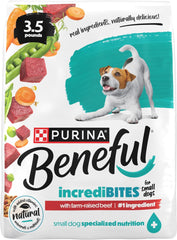 Beneful IncrediBites Pate Wet Dog Food for Small Dogs with Chicken and Bacon Flavor in a Savory Gravy - (Pack of 12) 3.5 oz. Cans