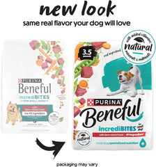 Beneful IncrediBites Pate Wet Dog Food for Small Dogs with Chicken and Bacon Flavor in a Savory Gravy - (Pack of 12) 3.5 oz. Cans