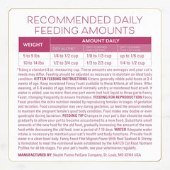 Purina Fancy Feast Dry Cat Food Filet Mignon Flavor with Seafood and Shrimp - (Pack of 4) 16 oz. Bags