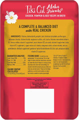 Tiki Cat Aloha Friends, Chicken, Pumpkin & Beef, Grain-Free & High Moisture, Wet Cat Food for All Life Stages