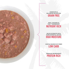 Tiki Cat Aloha Friends, Chicken, Pumpkin & Beef, Grain-Free & High Moisture, Wet Cat Food for All Life Stages