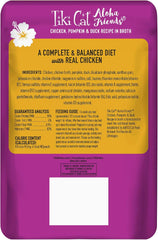 Tiki Cat Aloha Friends, Chicken, Pumpkin & Duck, Grain-Free & High Moisture, Wet Cat Food for All Life Stages