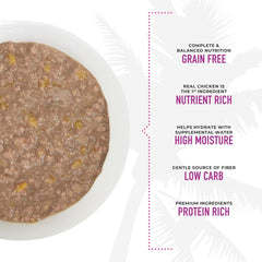 Tiki Cat Aloha Friends, Chicken, Pumpkin & Duck, Grain-Free & High Moisture, Wet Cat Food for All Life Stages