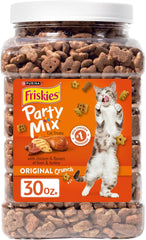 Purina Friskies Cat Treats, Party Mix Original Crunch - 30 Ounce (Pack of 1)