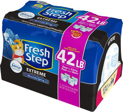 Fresh Step Extreme Mountain Spring Scented Clumping Cat Litter with Febreze Freshness, 42 lbs.