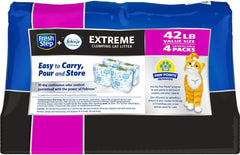 Fresh Step Extreme Mountain Spring Scented Clumping Cat Litter with Febreze Freshness, 42 lbs.