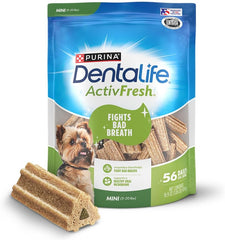 Purina DentaLife ActivFresh Daily Oral Care Mini Dog Chews - 56 ct. Pouch