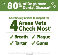 Whimzees Brushzees Dental Dog Treats for Medium Dogs (25-40 lbs)