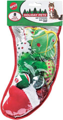 SPOT Holiday Cat Stocking Medium 8 Pack