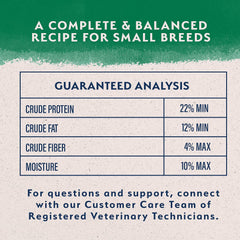 Natural Balance Limited Ingredient Small-Breed Adult Dry Dog Food with Healthy Grains, Lamb & Brown Rice Recipe, 12 Pound (Pack of 1)