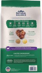 Natural Balance Limited Ingredient Large Breed Adult Dry Dog Food with Healthy Grains, Lamb & Brown Rice Recipe