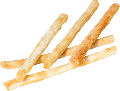 Fieldcrest Farms Nothing to Hide Natural Rawhide Alternative Twist Stix for Dogs - 3 Pack (30 Sticks) Premium Grade Easily Digestible Chews - Great for Dental Health (Chicken, Small Stix)