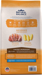 Natural Balance Limited Ingredient Puppy Grain-Free Dry Dog Food, Reserve Duck & Potato Recipe, 12 Pound (Pack of 1)