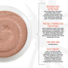 Tiki Cat Baby, Salmon & Chicken, Grain-Free and Nutrient Rich, Wet Cat Food for Kittens 4 Weeks+