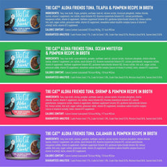 Tiki Cat Aloha Friends Tuna Wet Food Variety Pack,