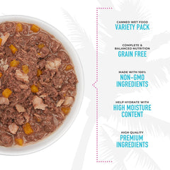 Tiki Cat Aloha Friends Tuna Wet Food Variety Pack,