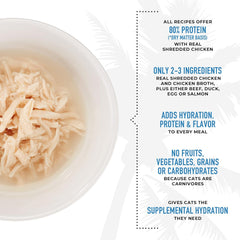 Tiki Cat Born Carnivore Complements Variety Pack, Chicken Blends, Wet, High-Protein & High-Moisture Cat Food Topper