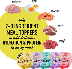 Tiki Cat Born Carnivore Complements Variety Pack, Chicken Blends, Wet, High-Protein & High-Moisture Cat Food Topper