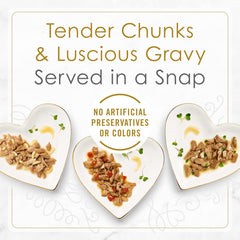 Purina Fancy Feast Gourmet Wet Cat Food Variety Pack, Petites Gravy Collection, break-apart tubs, 48 servings - (Pack of 24) 2.8 oz. Tubs