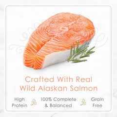 Purina Fancy Feast Gourmet Pate Wet Cat Food, Petites Wild Alaskan Salmon Entree - (Pack of 12) 2.8 oz. Tubs