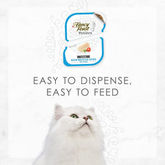 Purina Fancy Feast Gourmet Gravy Wet Cat Food, Petites Ocean Whitefish With Tomato Entree - (Pack of 12) 2.8 oz. Tubs