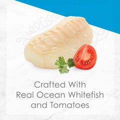 Purina Fancy Feast Gourmet Gravy Wet Cat Food, Petites Ocean Whitefish With Tomato Entree - (Pack of 12) 2.8 oz. Tubs