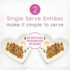 Purina Fancy Feast Gourmet Gravy Wet Cat Food, Petites Seared Salmon With Spinach Entree - (Pack of 12) 2.8 oz. Tubs