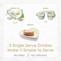 Purina Fancy Feast Gourmet Wet Cat Food Variety Pack, Petites Pate Collection, break-apart tubs, 24 servings - (Pack of 12) 2.8 oz. Tubs