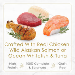 Purina Fancy Feast Gourmet Wet Cat Food Variety Pack, Petites Pate Collection, break-apart tubs, 24 servings - (Pack of 12) 2.8 oz. Tubs