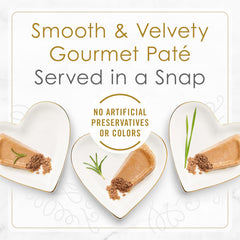 Purina Fancy Feast Gourmet Wet Cat Food Variety Pack, Petites Pate Collection, break-apart tubs, 24 servings - (Pack of 12) 2.8 oz. Tubs