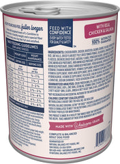 Natural Balance Original Ultra Fat Dogs Adult Low Calorie Wet Dog Food for Overweight Dogs, Chicken & Salmon Recipe in Broth, 13-oz. Can (Pack of 12)