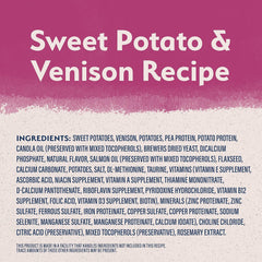 Natural Balance Limited Ingredient Adult Grain-Free Dry Dog Food, Reserve Sweet Potato & Venison Recipe