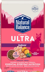 Natural Balance Original Ultra Indoor Chicken & Salmon Meal Cat Food, Dry Food for Indoor Adult Cats, 15-lb. Bag(Pack of 1)