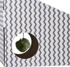 SPOT Ethical Products Corrugated Cardboard Cat Scratcher / 17" Ramp with Cutout/with Catnip and Silver Vine, Multi