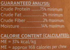 Fieldcrest Farms Nothing to Hide Natural Rawhide Alternative 5'' Rolls for Dogs - 3 Pack (6 Chews) Premium Grade Easily Digestible Chews (Peanut Butter)