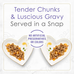 Purina Fancy Feast Gourmet Gravy Wet Cat Food, Petites Turkey & Sweet Potato Entree - (Pack of 12) 2.8 oz. Tubs