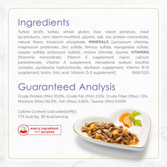 Purina Fancy Feast Gourmet Gravy Wet Cat Food, Petites Turkey & Sweet Potato Entree - (Pack of 12) 2.8 oz. Tubs