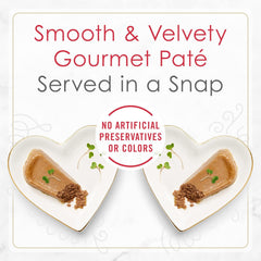 Purina Fancy Feast Gourmet Pate Wet Cat Food, Petites Tender Beef Entree - (Pack of 12) 2.8 oz. Tubs