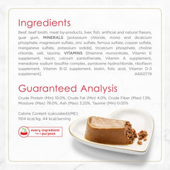 Purina Fancy Feast Gourmet Pate Wet Cat Food, Petites Tender Beef Entree - (Pack of 12) 2.8 oz. Tubs