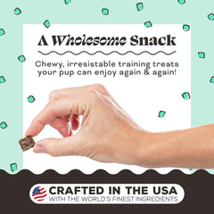 Primal Chicken Jerky Dog Treats Made with Broth, Give Pieces a Chance Training Treat for Dogs